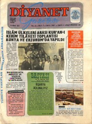 Diyanet Gazetesi Sayı 157 15 Ocak 1977 - Selçuk İsa Bey Camii - Kuranı Kerim den Öğütler NDR82317 - Gökçekoleksiyon
