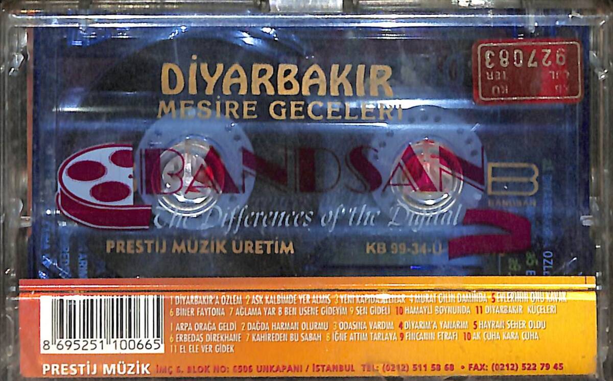 Diyarbakır Mesire Geceleri Kaset (Sıfır) KST28031 - 2