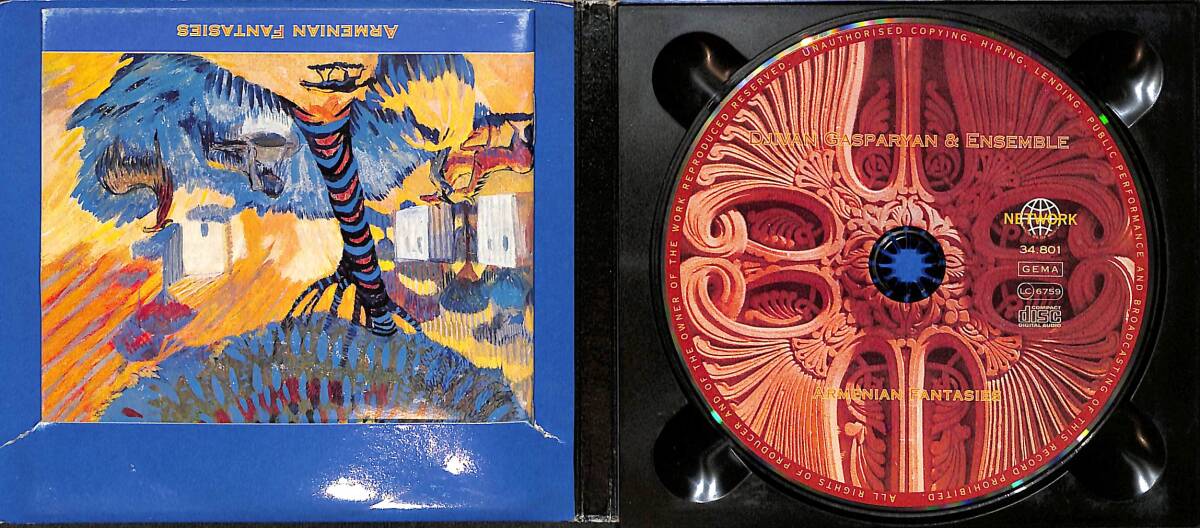 Djivan Gasparyan & Ensemble - Armenıan Fantasies CD (İkinci El) CD4078 - 2