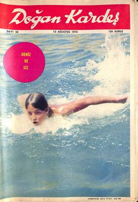 Doğan Kardeş 12 Ağustos 1974 Sayı33 Deniz Ve Siz - Denizlerin Kurdu NDR81864 - 1
