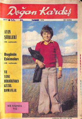 Doğan Kardeş 2 Aralık 1974 Sayı49 Maceralar Okulu- Mantar Cüceleri ve Sihirli Yumurta-Stingrey- Tobi ve Ben-Şu Bizim Şemsi Bey NDR81865 - 1