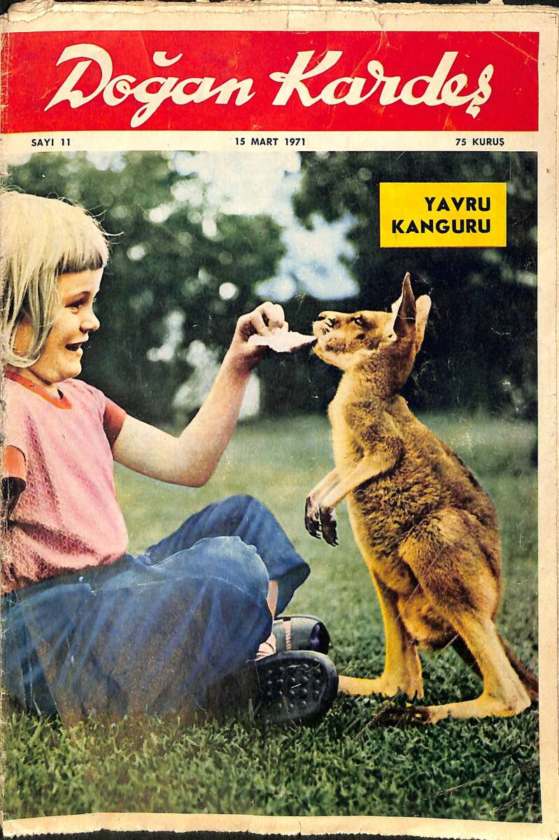 Doğan Kardeş Çizgi Roman Dergisi 15 Mart 1971 Sayı : 11 - Toni İle Tedi - Tarzan NDR102198 - 1