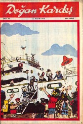 Doğan Kardeş Çizgi Roman Dergisi 22 Kasım 1976 Sayı : 48 - Kahraman Şerif King NDR102169 - Gökçekoleksiyon