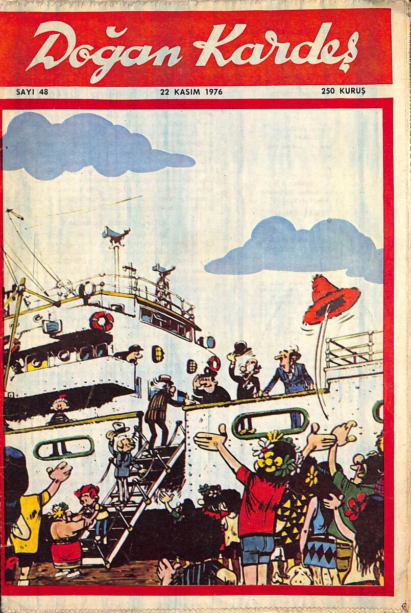 Doğan Kardeş Çizgi Roman Dergisi 22 Kasım 1976 Sayı : 48 - Kahraman Şerif King NDR102169 - 1