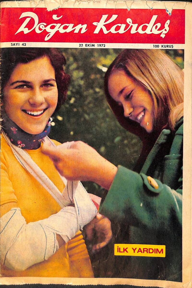 Doğan Kardeş Çizgi Roman Dergisi 23 Ekim 1972 Sayı : 43 - Kaplanlar Vadisi NDR102219 - 1