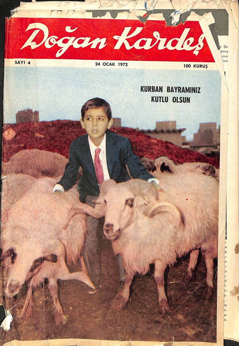 Doğan Kardeş Çizgi Roman Dergisi 24 Ocak 1972 Sayı : 4 - Tarzan NDR102212 - 1