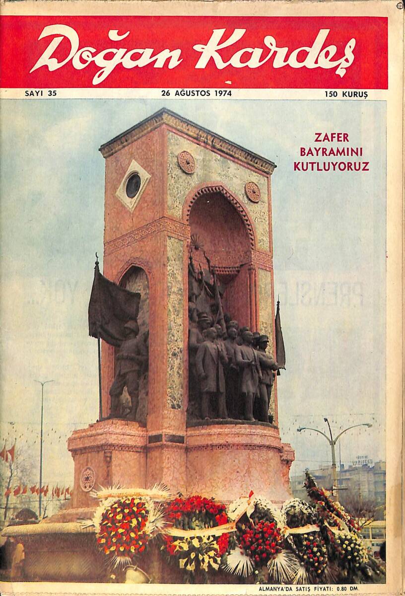 Doğan Kardeş Çizgi Roman Dergisi 26 Ağustos 1974 Sayı : 35 - Sipru Uğursuz Manastır NDR102215 - 1