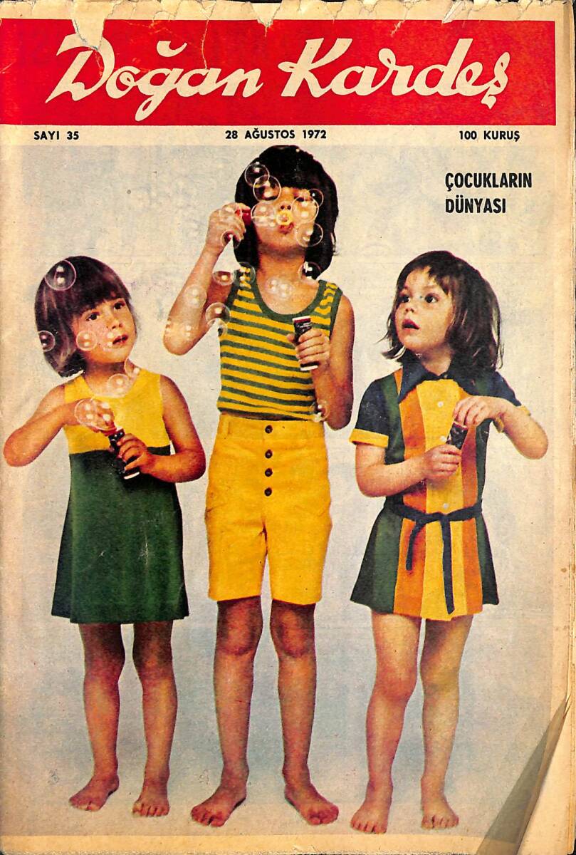 Doğan Kardeş Çizgi Roman Dergisi 28 Ağustos 1972 Sayı : 35 - Tarzan NDR102166 - 1