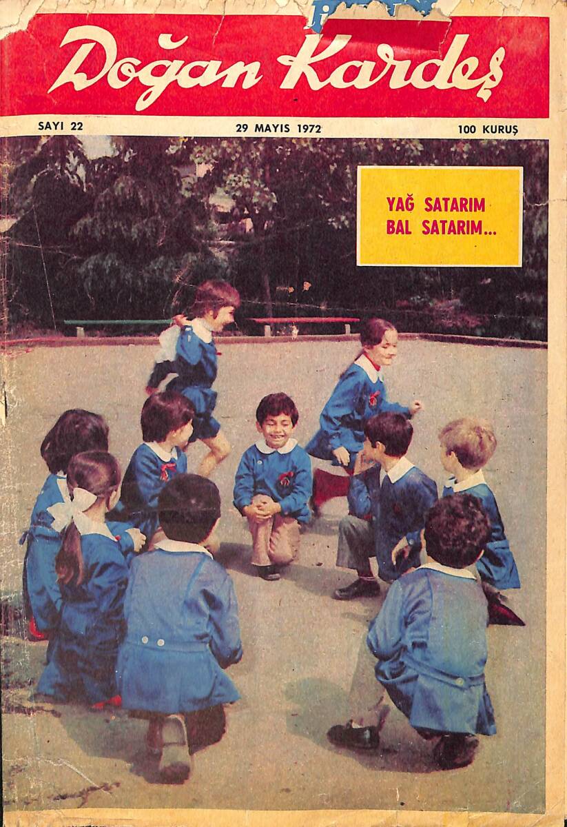Doğan Kardeş Çizgi Roman Dergisi 29 Mayıs 1972 Sayı : 22 - Tarzan Mahar Ülkesi NDR102220 - 1