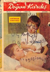 Doğan Kardeş Çizgi Roman Dergisi 3 Nisan 1972 Sayı : 14 - Tarzan Mahar Ülkesi NDR102207 - Gökçekoleksiyon