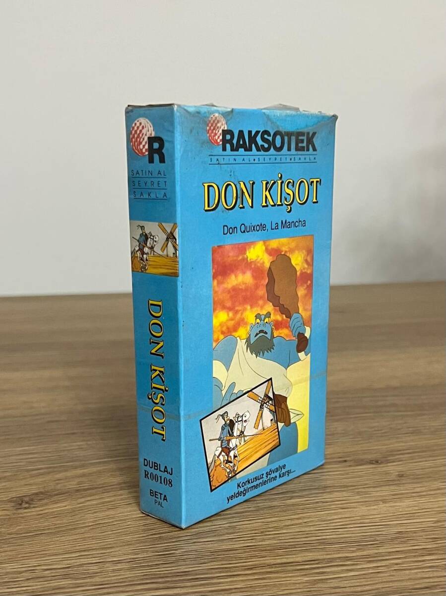 DON KİŞOT - BETA - Çizgi Filim Vidyo Kaset.Açılmamış Jelatininde DVD2824 - 1