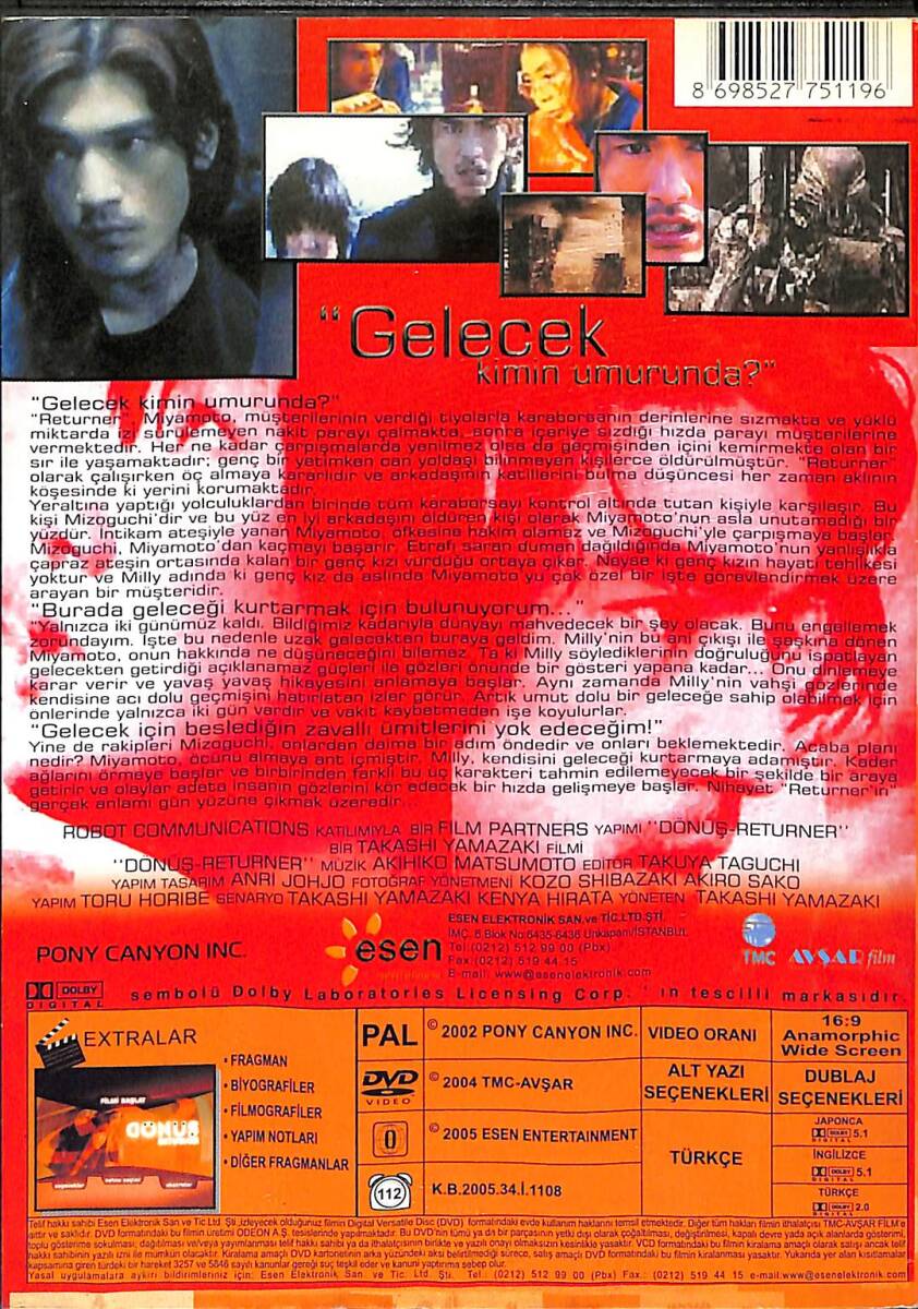 Dönüş DVD Film (İkinci El) DVD2638 - 2