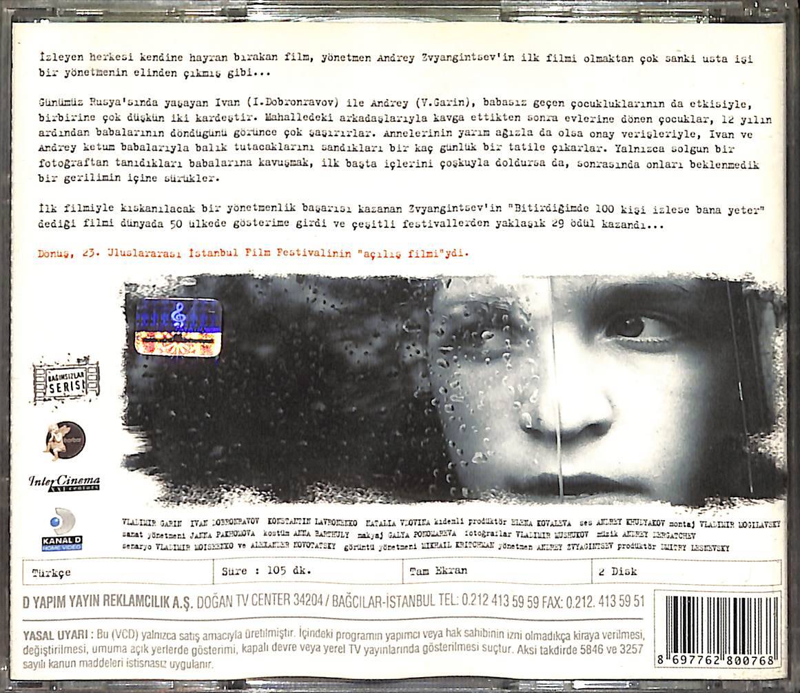 Dönüş – Vozvrashchenie (2003) Orijinal VCD Film VCD28643 - 2