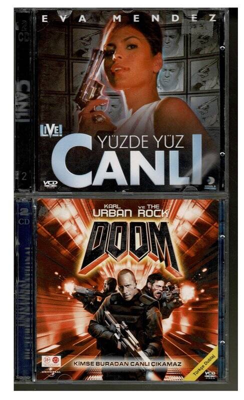 Doom Yüzde Yüz Canlı - 2 Adet VCD Film VCD518 - 1