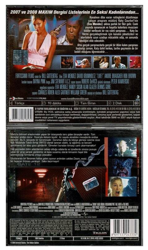 Doom Yüzde Yüz Canlı - 2 Adet VCD Film VCD518 - 2