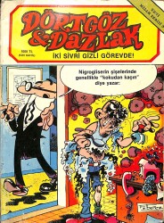 DÖRTGÖZ & DAZLAK * ÇİZGİ ROMAN - 1989 - YENİ MİZAH SERİSİ 3 - SÜPERMARKETTE VAHŞİ AV, 1 NİSAN ŞAKASI, ROKET NURİ KİLİT ALTINDA, DEĞİŞ TOKUŞ, BU SICAK NDR81758 - Gökçekoleksiyon