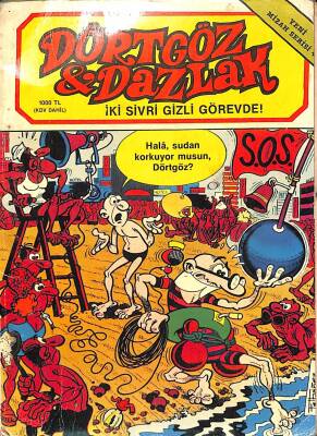 DÖRTGÖZ & DAZLAK - İKİ SİVRİ GİZLİ GÖREVDE - sayı4 Hala sudan korkuyor musun Dörtgöz? NDR81757 - 1