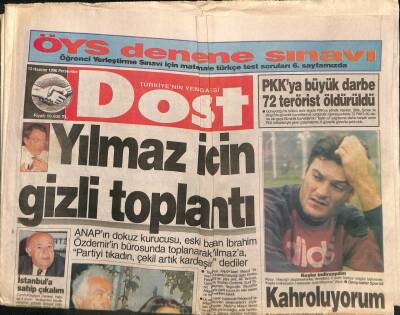 Dost Gazetesi 13 Haziran 1996 - Zerrin Özer 3 Yıl Ara Verdiği Müzik Piyasasına Muhteşem Bir Dönüş Yaptı GZ113524 - 1