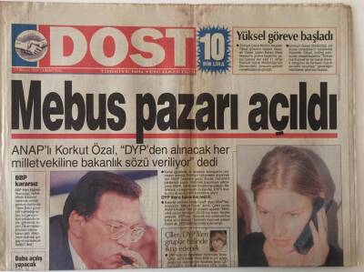 Dost Gazetesi 17 Mayıs 1997 - Mebus Pazarı Açıldı GZ26203 - 1