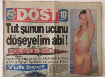 Dost Gazetesi 23 Mayıs 1997 - Tut Şunun Ucunu Döşeyelim Abi Zam -Zam -Zam GZ26201 - 1