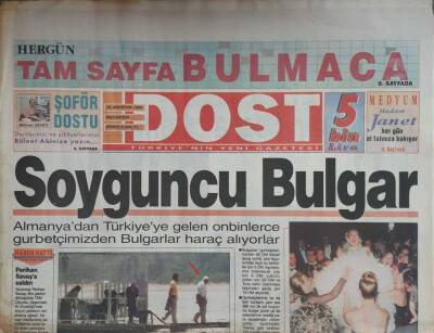 Dost Gazetesi 26 Ağustos 1996-Demet Akalın Kasetini Yaptırdı Sevgilisini Şutladı GZ45635 - 1