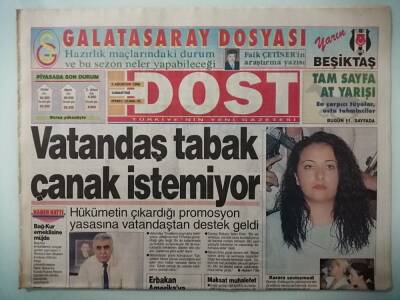 Dost Gazetesi 3 Ağustos 1996 Meltem Cumbul Burakı Fena Büyüledi -GZ14731 - 1