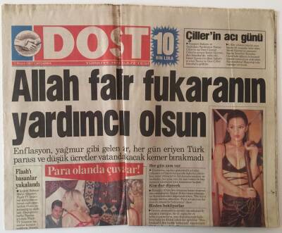 Dost Gazetesi 7 Mayıs 1997 - Demet Akalın Her Ay İzmire Konser Vermeye Gidiyor , Allah Fakir Fukaranın Yardımcısı Olsun GZ26204 - 1