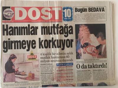 Dost Gazetesi 8 Mayıs 1997 - Hanımlar Mutfağa Girmeye Korkuyor GZ26205 - 1