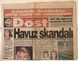 Dost Gazetesi 9 Haziran 1996 - Muazzez Ersoya Bakan Kazığı! GZ7227 - 1