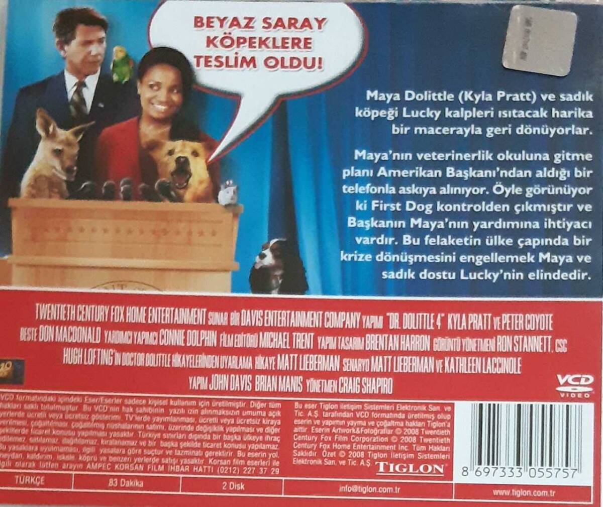 Dr. Dolittle 4 VCD Film VCD7052 - 2