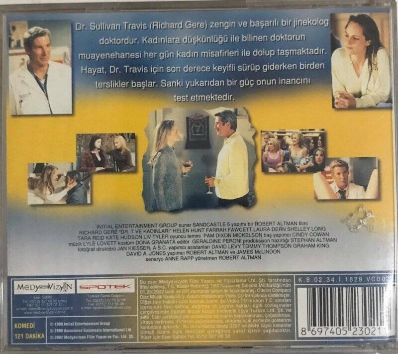 Dr. T Ve Kadınları VCD Film VCD7022 - 2