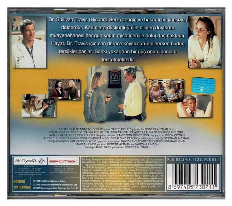 DR.T ve Kadınları VCD Film VCD101 - 2