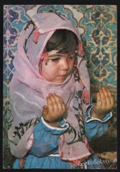 Dua Eden Kız Kartpostalı KRT5061 - Gökçekoleksiyon