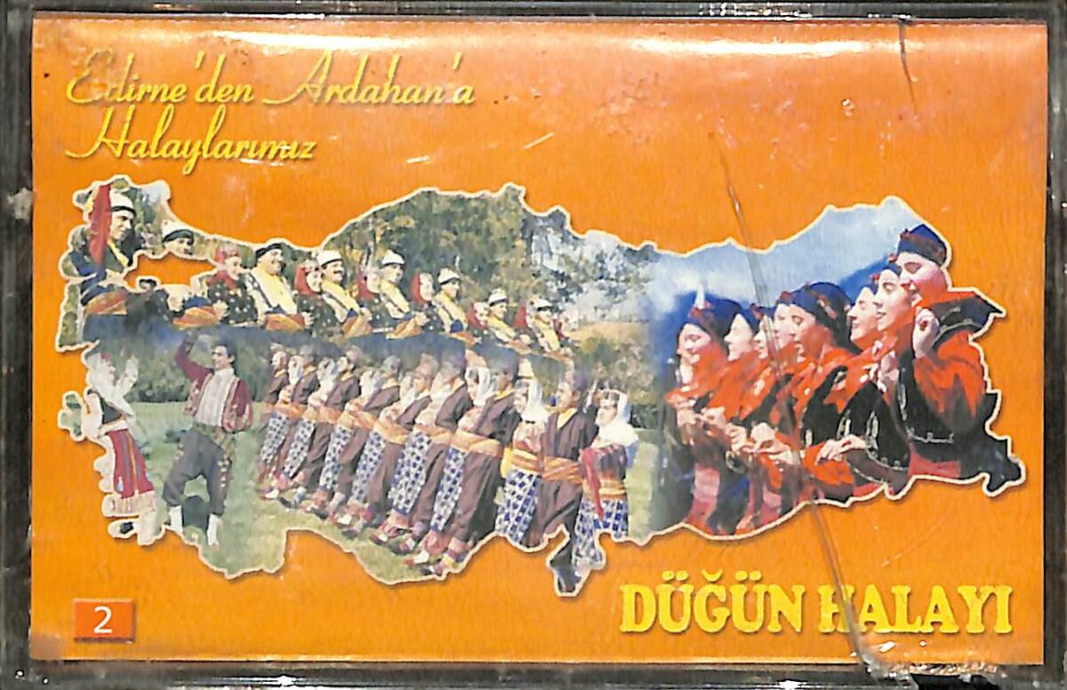 Düğün Halayı - Edirne'den Ardahan'a Halaylarımız Kaset (İkinci El Kaset) KST29037 - 1