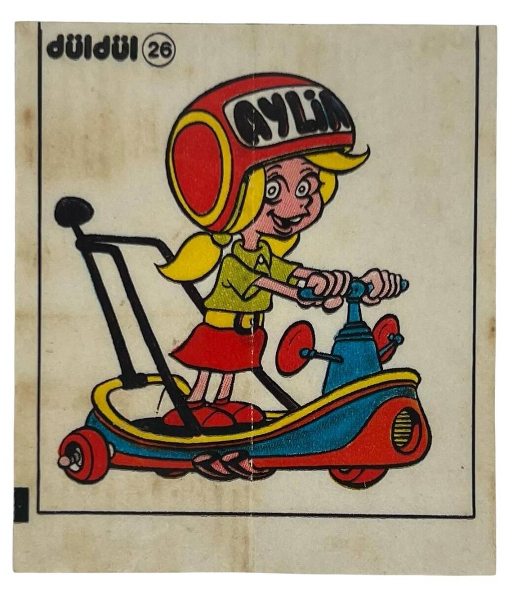 DÜLDÜL Sakız Kağıdı No 26 Sakız Kağıdı Stickers SKZ964 - 3
