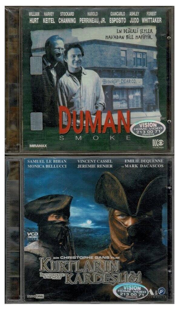 Duman Kurtların Kardeşliği - 2 Adet VCD Film VCD1135 - 1