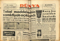 Dünya Gazetesi 1 Mart 1963 - Yemende Şiddetli Çarpışmalar Başladı GZ61113 - 1