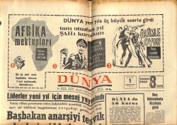 Dünya Gazetesi 1 Ocak 1970 - Türkan Şoray Yıllardır En Başta - Fatma Girik Kaliteli Filmlerde - 365 Günde Yeşilçam'da Olup Bitenler GZ143298 - 1