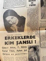 Dünya Gazetesi 1 Ocak 1970 - Türkan Şoray Yıllardır En Başta - Fatma Girik Kaliteli Filmlerde - 365 Günde Yeşilçam'da Olup Bitenler GZ143298 - 2