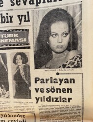 Dünya Gazetesi 1 Ocak 1970 - Türkan Şoray Yıllardır En Başta - Fatma Girik Kaliteli Filmlerde - 365 Günde Yeşilçam'da Olup Bitenler GZ143298 - 3