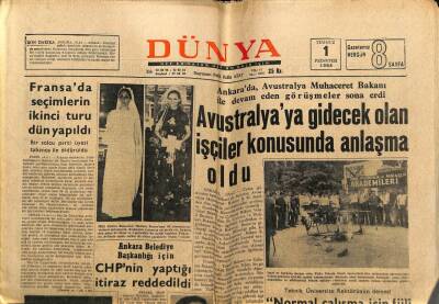 Dünya Gazetesi 1 Temmuz 1968 - Can Bartu İthamları Dün Cevaplandırdı GZ68333 - 1
