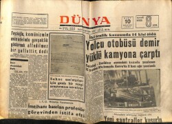 Dünya Gazetesi 10 Mart 1969 - Uzayda Yedinci Gün GZ61134 - 1