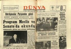 Dünya Gazetesi 10 Mart 1970 - Kadro Yetersizliğinden Yargıtay Güçlük Çekiyor GZ68078 - 1