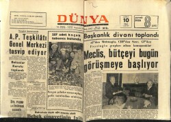 Dünya Gazetesi 10 Şubat 1970 - İhraçlar Konusunda AP Teşkilatı Genel Merkezi Tasvip Ediyor GZ61097 - 2