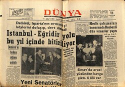 Dünya Gazetesi 11 Haziran 1966 - Demirel Ispartanın Orman İçi Köylerini Dolaşıp Dert Dinledi GZ59964 - 2