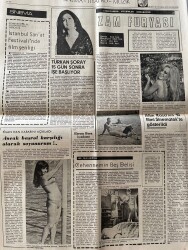 Dünya Gazetesi 12 Ekim 1972 - Türkan Şoray 15 Gün Sonra İşe Başlayacak - Filiz Akın 100 Bin Liraya Film Çevircek - Figen Han: Ancak Başrolde Soyunurum GZ149350 - 2