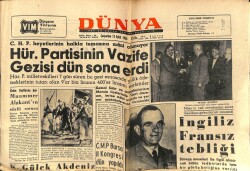 Dünya Gazetesi 12 Eylül 1956 - 7 Eylül Hadiselerinin Duruşmaları GZ59916 - 1