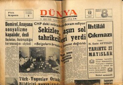 Dünya Gazetesi 12 Mart 1967 - Bir Kadın Sekiz Çocuk Birden Doğurdu GZ61020 - 2