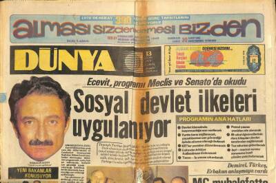 Dünya Gazetesi 13 Ocak 1978 - Gümrük Bakanı Tır Kaçakçılığını Önleyecek GZ114701 - 1