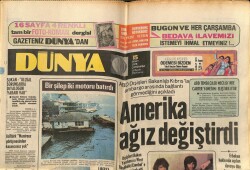 Dünya Gazetesi 15 Mart 1978 - Amerika Ağız Değiştirdi GZ68085 - 1